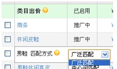 直通車匹配方式：精準(zhǔn)詞、中心詞、廣泛詞的關(guān)系