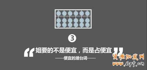 “姐要的不是便宜，而是占便宜”--便宜的潛臺詞